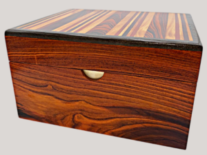 <span><b>Coco Bolo and Mosaic </b></span><br>Solid Wood 100 Cigar Humidor