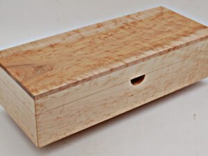 Birds Eye Maple Solid Exotic Wood 50+ Cigar Hand Made Humidor