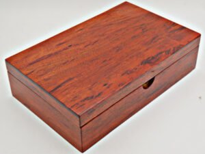 Exhibition Grade Solid Exotic Wood Blood Wood Humidor 75+ Cigar