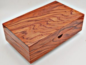Exhibition Grade: Ebiara Solid Exotic Wood Humidor 75 Cigars