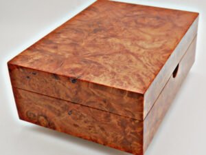 Exhibition Grade: Brazilian Pepper Wood Burl Solid Exotic Wood 75+ Cigars