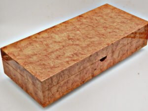 Exhibition Grade:Eucalyptus Burl Sold Exotic Wood 175-200 Cigar Humidor
