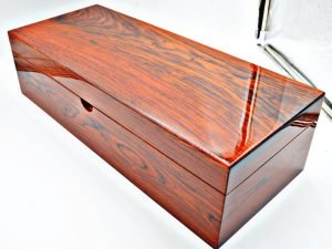 Exhibition Class: Solid Exotic Wood Coco Bolo 200 Cigar Humidor