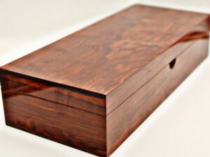 Exhibition Grade: Chechen Burl Solid Exotic Wood Humidor 150 Cigars